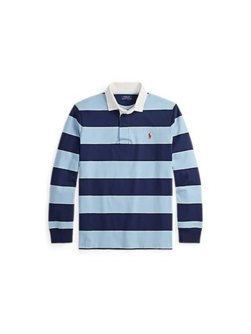 Polo Ralph Lauren The Iconic Rugby Shirt Mens XXL Navy Blue Long Sleeve NWOT